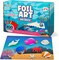 Press and Peel Foil Kit Sea Animals - Preschool Arts and Crafts Kit for Kids- No Mess Art for Boys & Girls Ages 4, 5, 6, 7, 8, 9 Years Old - DIY Creative Activity - Art & Craft Activity